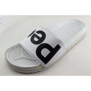 People Size 9 M‎ White Slides Synthetic Men Shoes